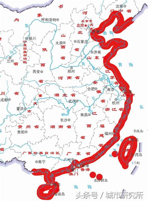 六邊形的東西 中國海岸線長度